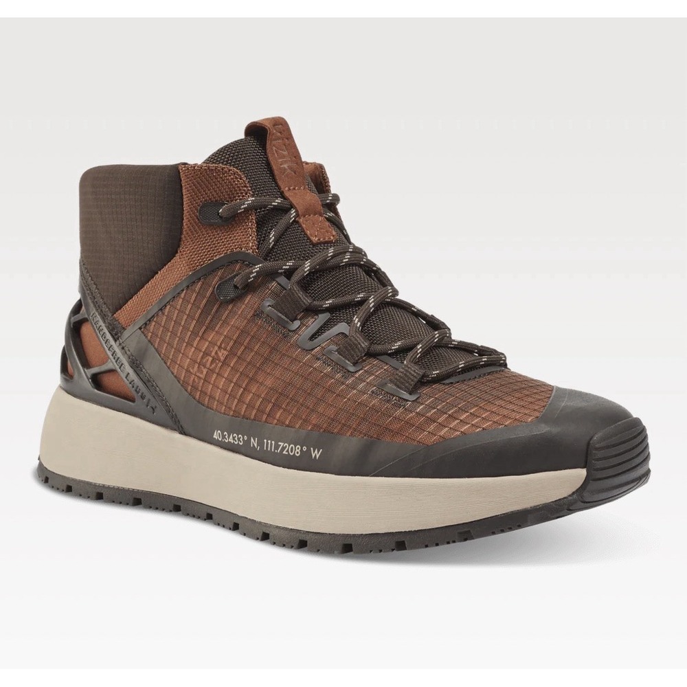 Kizik Wasatch Mid Brown Women's Hiking Boots Hands free Size 6.5‎ $169.95